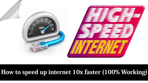 Experience 10X Faster internet .